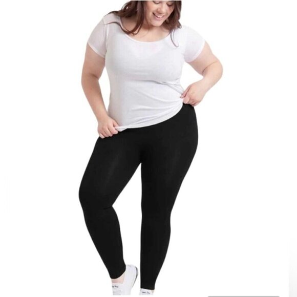 Shapermint - Empetua - Women's Essentials Seamless Mid-Waist Leggings - Gray. L - Picture 11 of 12